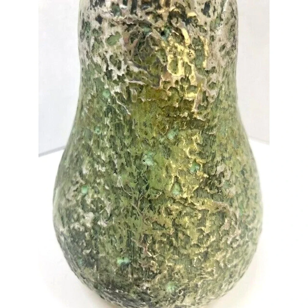Vintage Green Pear Resin 8 inches Decorative Realistic‎ Fruit